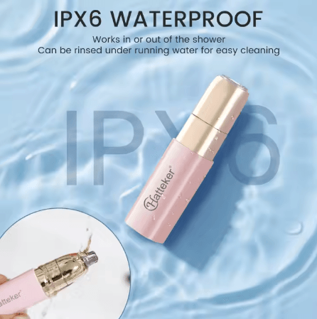 Hatteker Rechargeable Eyebrow & Facial Hair Remover – Precision Grooming Tool for Smooth Skin - HATTEKER