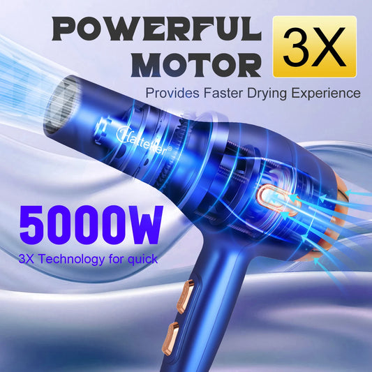 Hatteker HT-317 Professional Hair Dryer Negative Ions Hair Dryer