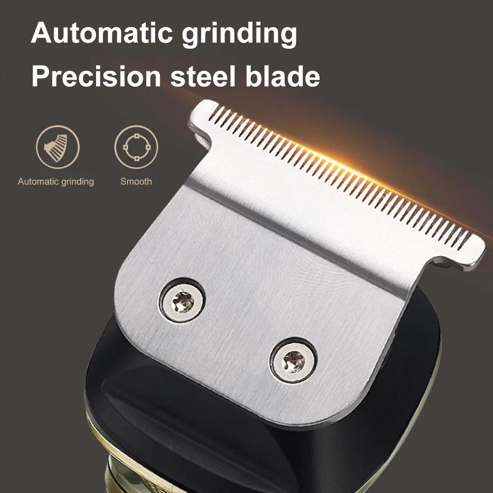 Hair trimmer all in one 7 blades hair clipper electric baber haircut machine body hair removal nose trimmer set for Men - HATTEKER