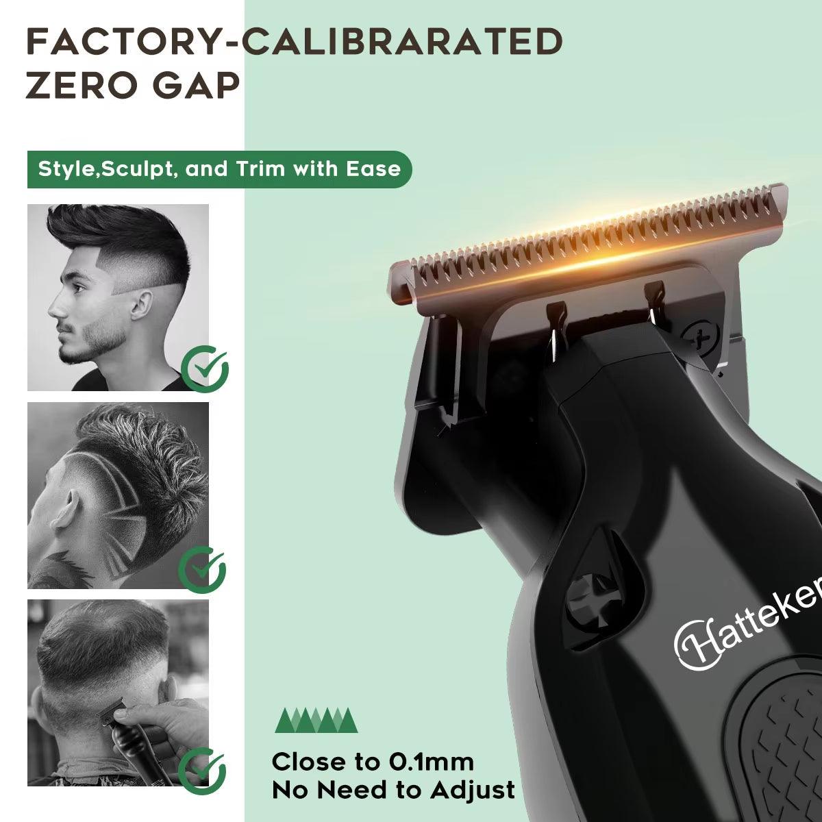 Professional Hair Clippers for Men Cordless Clippers and Trimmers Set Barber Clippers Set Rechargeable Beard Trimmer
