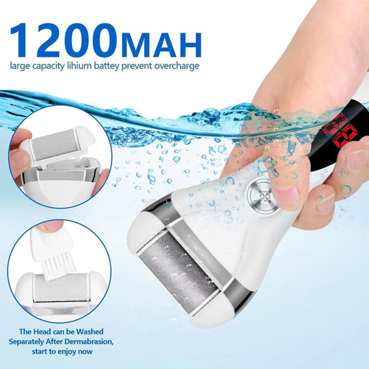 Electrical Callus Remover USB Rechargeable Foot Sharpener LCD Pedicure Machine