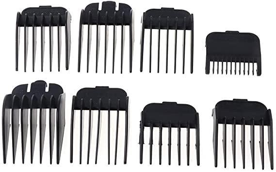 8Pcs Universal Hair Clipper Limit Comb Guide Attachment Size - HATTEKER