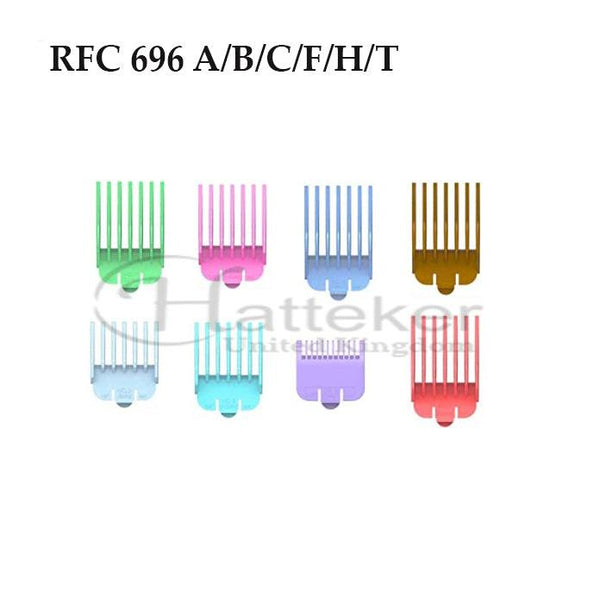 Comb Set Color Guide Adjustable Limit Comb HATTEKER RFC-696 A/B/C/F/H/T - HATTEKER