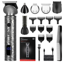 Load image into Gallery viewer, Hatteker 6 in 1 hair clipper sets hair trimmer hair cutting  USB charging electric shaver RFC-5618
