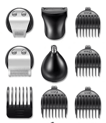 HATTEKER Pack Comb Set Black Guide Adjustable Limit Hatteker RFC-598 - HATTEKER