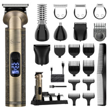Load image into Gallery viewer, HATTEKER all in one electric hair trimmer 7 blades hair clipper body hair removal baber haircut machine nose
