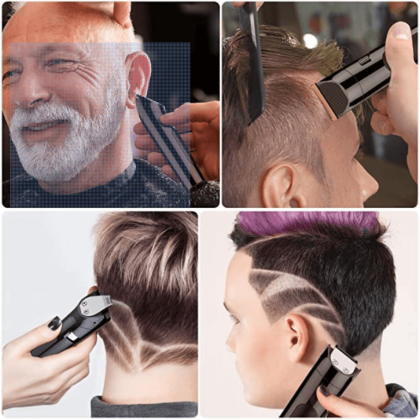 Hatteker Cordless Waterproof Professional Hair Cutting LED Display 4 in 1 RFC 69104 - HATTEKER