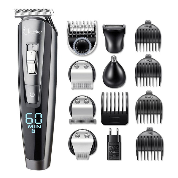 HATTEKER professional hair trimmer waterproof 5 in1 RFC-588 - HATTEKER