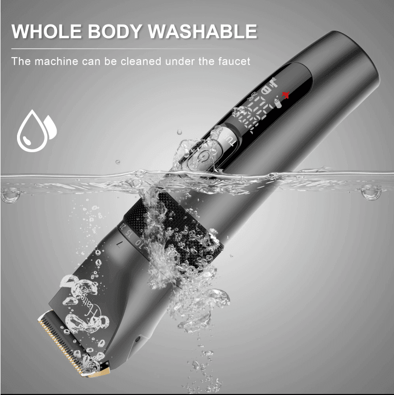 HATTEKER Hair Clipper Professional Waterproof grooming kit 3 in1 USB charging Haircut RFC-69503 - HATTEKER