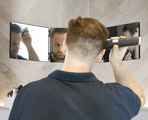 Back View 360 Mirror Self Cut - HATTEKER