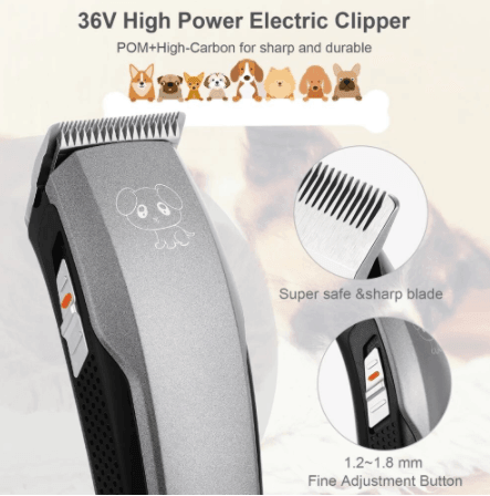 HATTEKER pet hair clipper Dog Cat Hair Trimmer Animal - HATTEKER