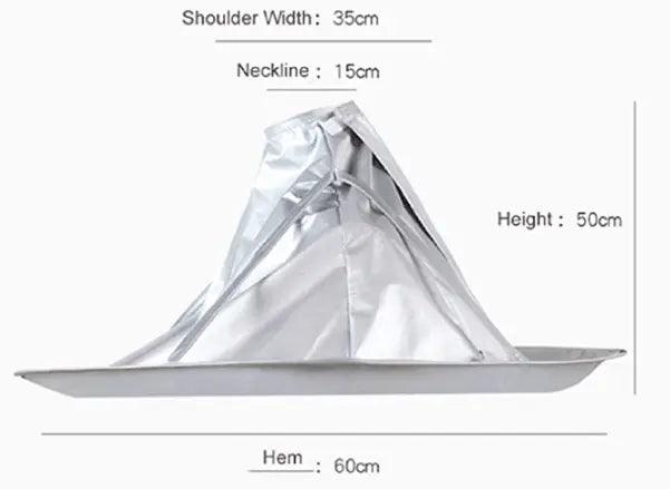 Hair Cutting Cloak Umbrella Cape - HATTEKER