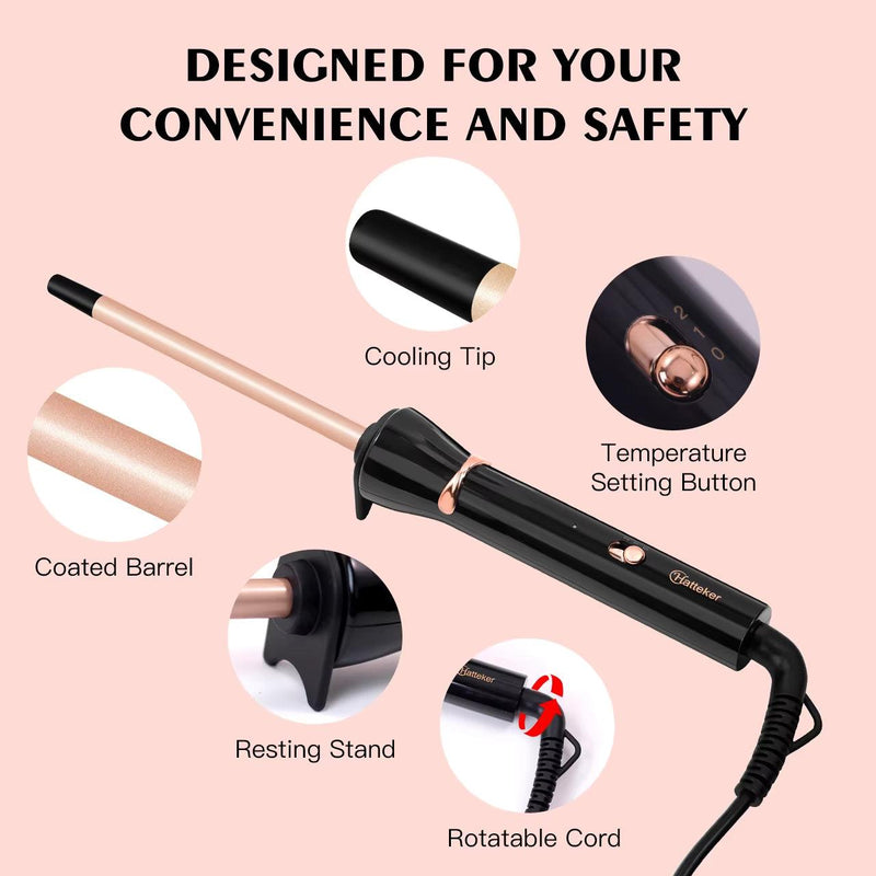 Curling Iron Negative Ion Hair Curler Roller Styling Tool Superfine 9Mm Hair Curling Wool Curler