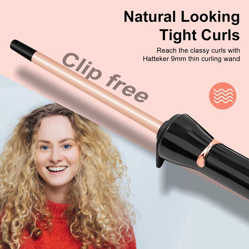 Curling Iron Negative Ion Hair Curler Roller Styling Tool Superfine 9Mm Hair Curling Wool Curler