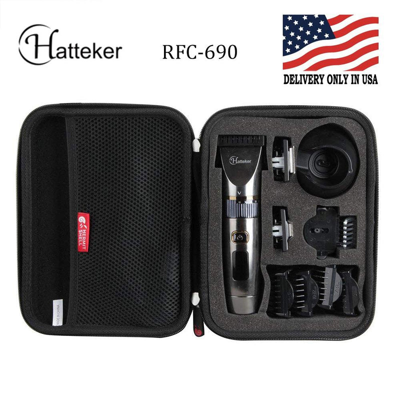 HATTEKER Hard Travel Case for Beard Trimmer RFC-690 - HATTEKER