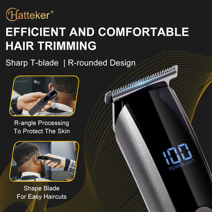 Professional Mens Beard Trimmer 5 in 1 Multifunctional Grooming Suit Hair Clippers