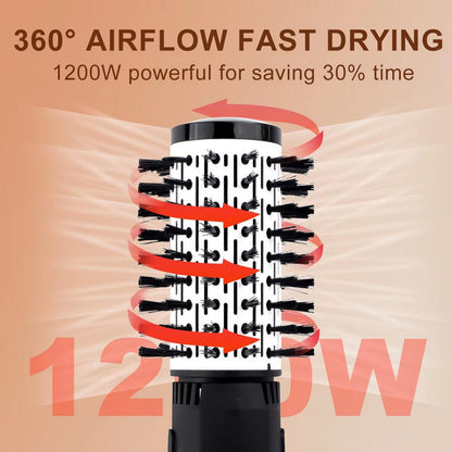 NEW 4 in 1 Air Hair Style Curler Styling Tools Hair Dryer Brush Hot Comb Electric Hair Straightener