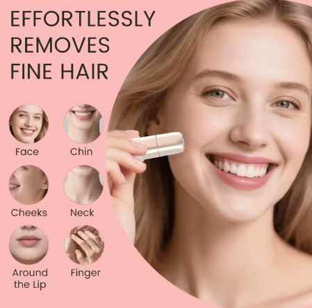 Hatteker Rechargeable Eyebrow & Facial Hair Remover – Precision Grooming Tool for Smooth Skin - HATTEKER