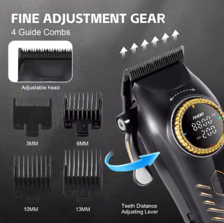 Professional cordless hair trimmer  High-performance hair clipper  Rechargeable beard trimmer  Waterproof IPX7 hair trimmer  LED display hair trimmer  5-in-1 multifunction trimmer  Stainless steel blade trimmer  USB charging hair clipper  Home and salon use trimmer  Long battery life hair trimmer