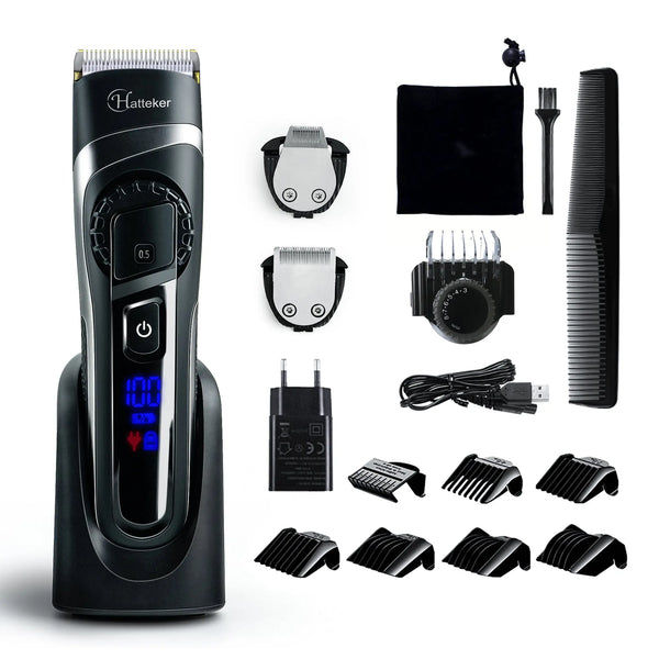 HATTEKER All in One Hair Trimmer Clipper Body Cordless Waterproof RFC69202