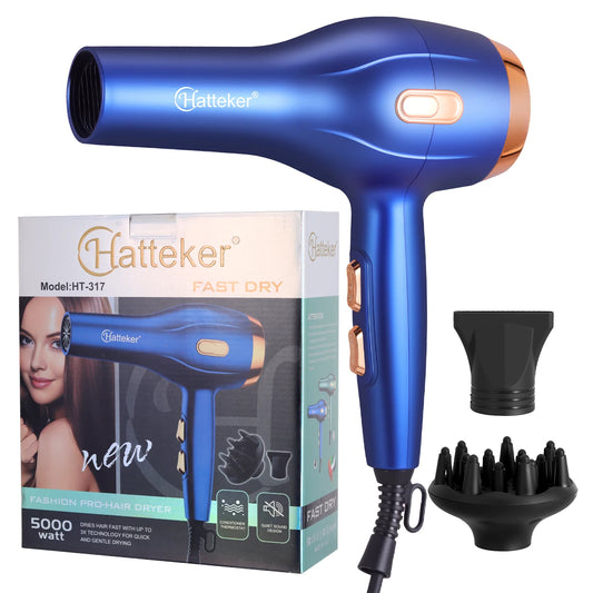 Hatteker HT-317 Professional  Hair Dryer Negative Ions Hair Dryer