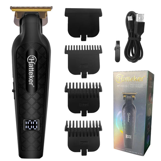 Hatteker Low Noise Haircutting Equipment USB Charging Hair Trimmer Clippers