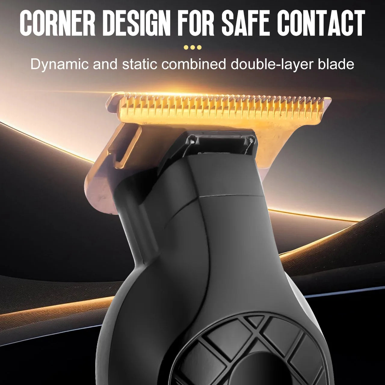 Hatteker Low Noise Haircutting Equipment USB Charging Hair Trimmer Clippers