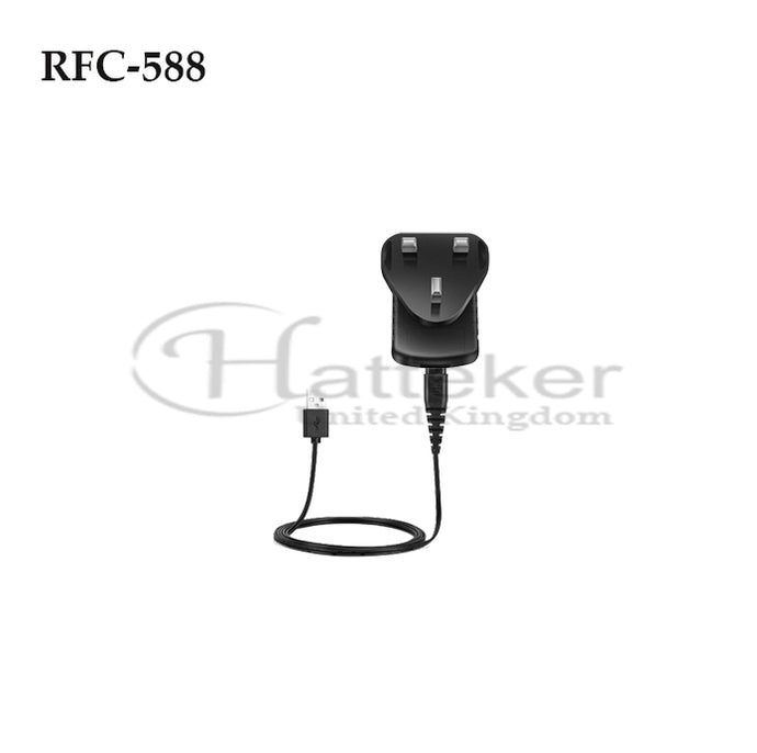 HATTEKER USB And Plug Charger RFC-588 Fast and Reliable Head Charger Compatible for Hatteker Trimmer RFC-588