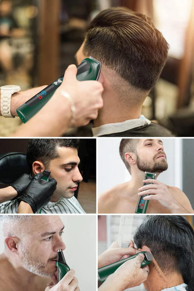Hatteker 5-in-1 Pro Hair Clipper Set | USB Charging Hair Trimmer for Men