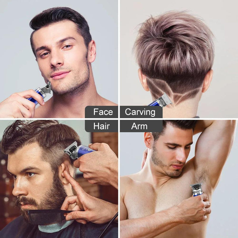HATTEKER Beard Hair Trimmer for Men Professional Grooming Cutting Kit Mustache - HATTEKER