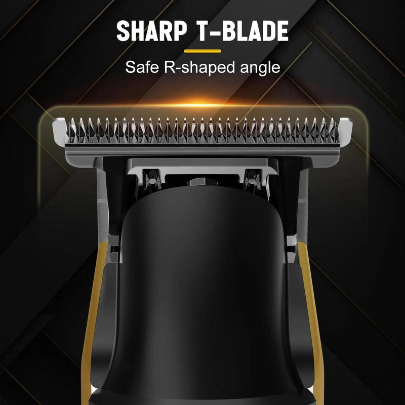 Hatteker Hair Clipper Set - Triple Foil Shaver & Crew Cut Trimmer, USB Charging - HATTEKER