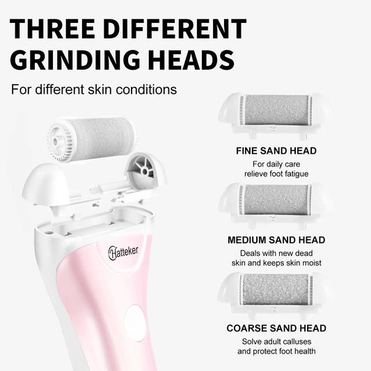 USB Rechargeable Electric Foot Sharpener Grinder for Plantar Surface Dead Skin Callus Foot Callus Remover