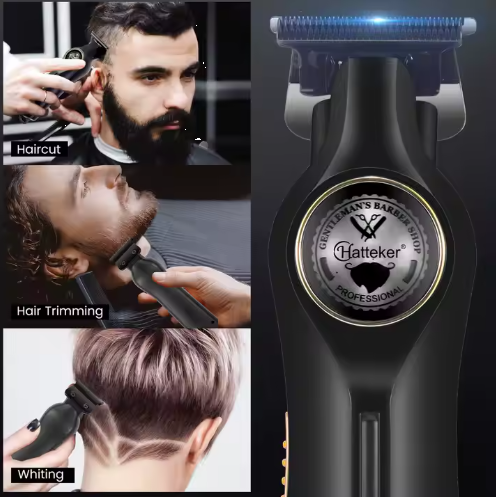 Hatteker New Electric Cordless Men Clippers Professional Hair Clippers Hair Trimmer Tool