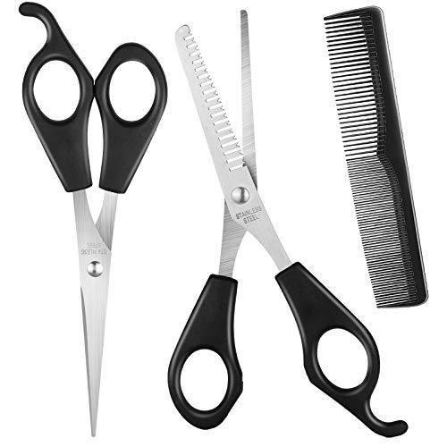 Hair Scissors Set Hairdresser Pet Shearing Scissors, Barbers or Home Use - Stainless Steel - HATTEKER