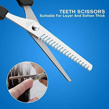 Load image into Gallery viewer, Hair Scissors Set Hairdresser Pet Shearing Scissors, Barbers or Home Use - Stainless Steel - HATTEKER
