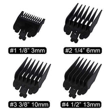 Load image into Gallery viewer, 8 Pack Hair Clipper Limit Guide Combs Replacement Guards Set Attachment - HATTEKER
