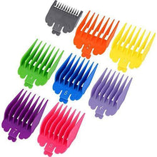 Load image into Gallery viewer, 8 Pack Hair Clipper Limit Guide Combs Replacement Guards Set Attachment - HATTEKER
