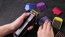 Load image into Gallery viewer, Professional Hair Clipper Guide Combs, Replacement Guards Set, 8 Length Attachment - HATTEKER
