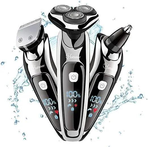 Hatteker  Shaver Razor Beard Trimmer Cordless 3 in 1 - HATTEKER