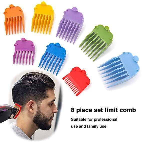 Professional Hair Clipper Guide Combs Replacement Guards Set 8