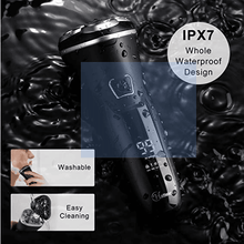 Load image into Gallery viewer, Hatteker Electric Razor Professional Rechargeable Rotary  with Pop-up LED Display - HATTEKER
