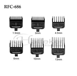 Comb Set Black Guide Adjustable Limit Hatteker RFC-686 - HATTEKER