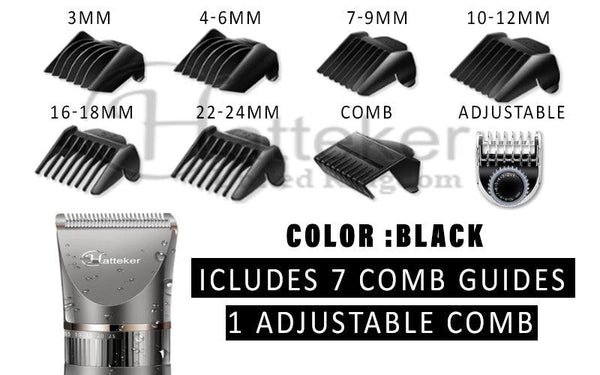 HATTEKER RFC-690 Replacement Comb Set 8 Pcs Guide Adjustable Limit For Hatteker Trimmer RFC-69031