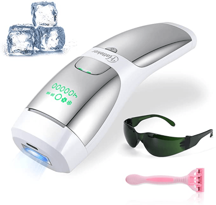 Hatteker Laser Permanent Painless for Facial Whole Body Hair Removal Device Sapphire Freezing Point - HATTEKER