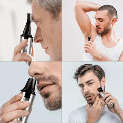 Beard trimmer discount and nose trimmer