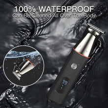Load image into Gallery viewer, ELECTRIC hair clipper waterproof 5 in1 professional trimmer razor beard body hair cutting
