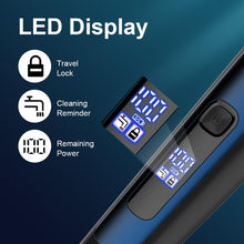 Load image into Gallery viewer, HATTEKER Mens Electric Shavers Razor Beard Trimmer Rotary Facail Nose Waterproof Rechargeable Cordless 3 in 1
