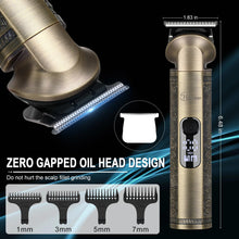 Load image into Gallery viewer, HATTEKER all in one electric hair trimmer 7 blades hair clipper body hair removal baber haircut machine nose

