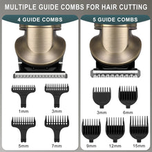 Load image into Gallery viewer, HATTEKER all in one electric hair trimmer 7 blades hair clipper body hair removal baber haircut machine nose
