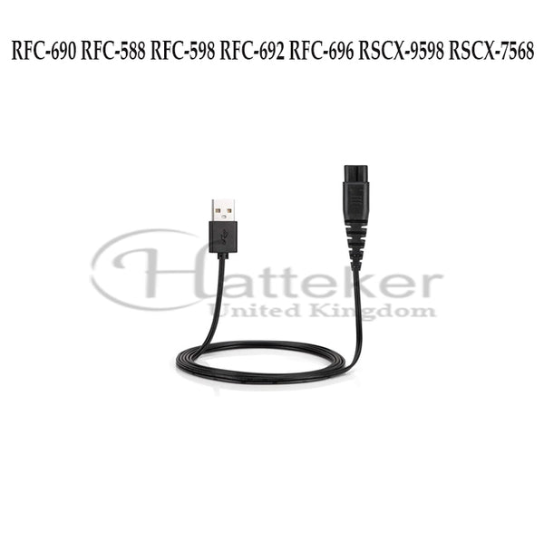 HATTEKER USB CABLE CHARGER FOR  RFC-690 RFC-588 RFC-598 RFC-692 RFC-696 RSCX-9598 RSCX-7568